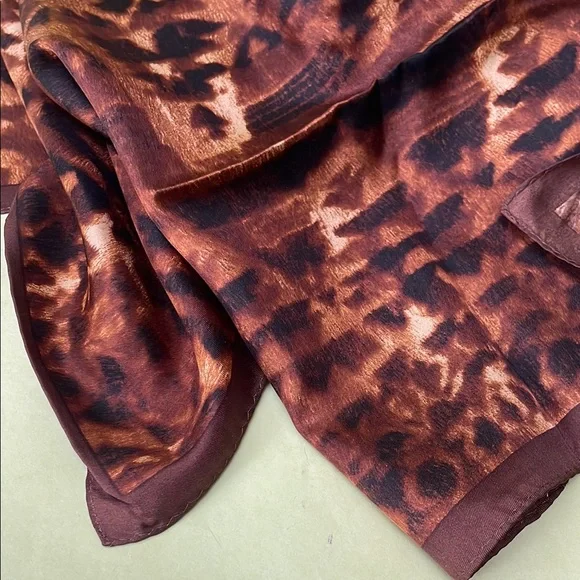 Vintage multicolored Adrienne Landau silk scarf